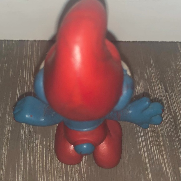 Vintage 1978 Smurf Figurines. Papa Smurf Doctor Smurf - Picture 8 of 10